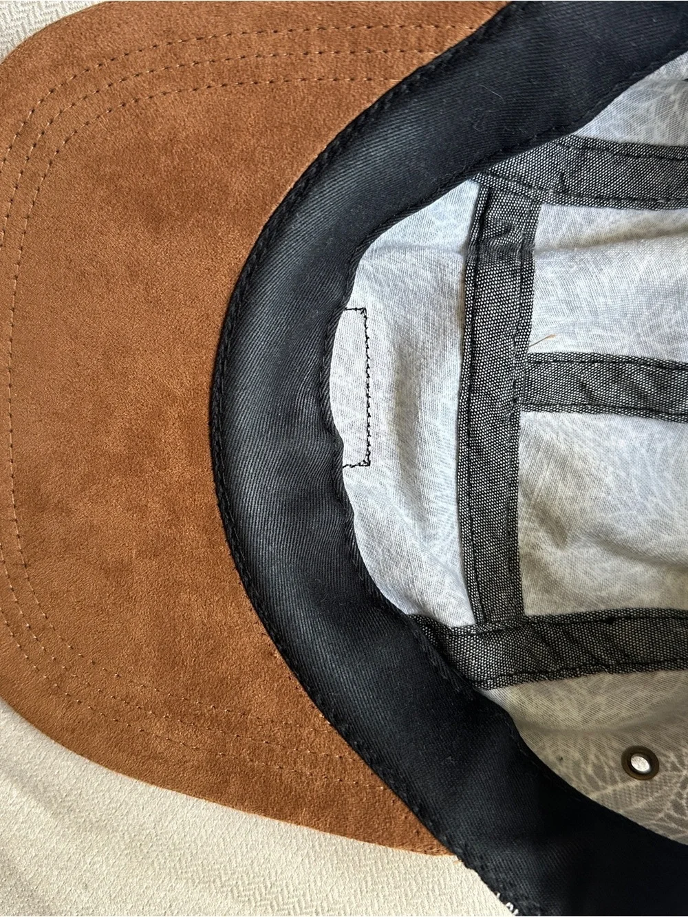 Empyre Black & Brown Floral Five-Panel Cap